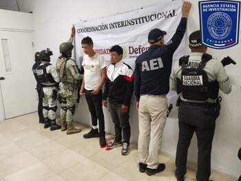 Tres presuntos implicados, originarios de