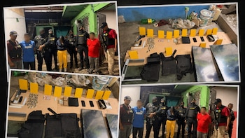 La Policía Nacional Civil de Guatemala incauta 11 paquetes de cocaína y un arsenal en una vivienda atribuida al Barrio 18