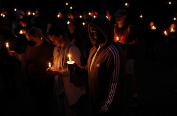 Vigilia en el cementerio "Say Their Names". Fue en 2025 para el quinto aniversario del asesinato de George Floyd (REUTERS/Leah Millis)