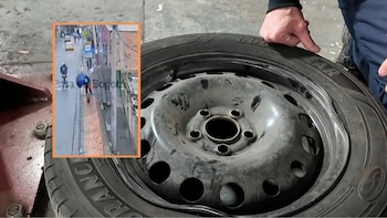 Extraña muerte de una mujer tras ser impactada por una llanta en Ciudad Bolívar: todo quedó en video