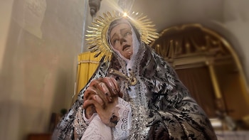 Esta es la Virgen Dolorosa, la imagen femenina más venerada de la Semana Santa