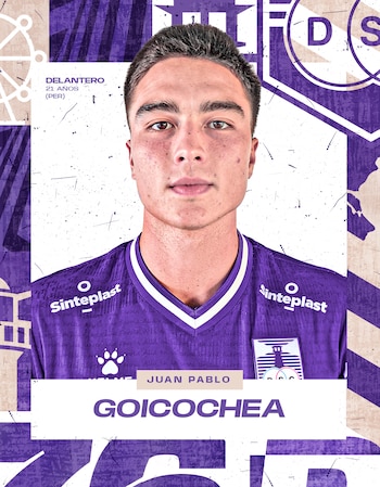 Juan Pablo Goicochea llega bajo