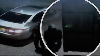 Delincuentes utilizaron autos de lujo para robar dentro de condominio de Bogotá