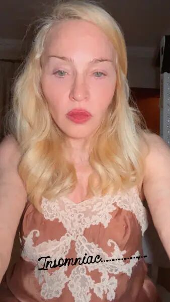 Madonna publicó una selfie sin maquillaje. (Instagram/Madonna)
