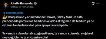 Hernández cuestionó a Cepeda por