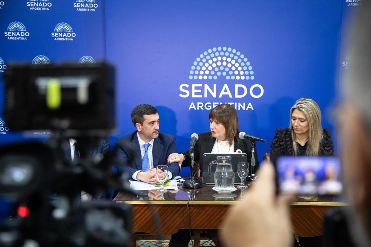 Patricia Bullrich, jefa del bloque de senadores de LLA