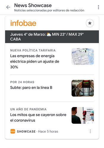 Los paneles de las historias