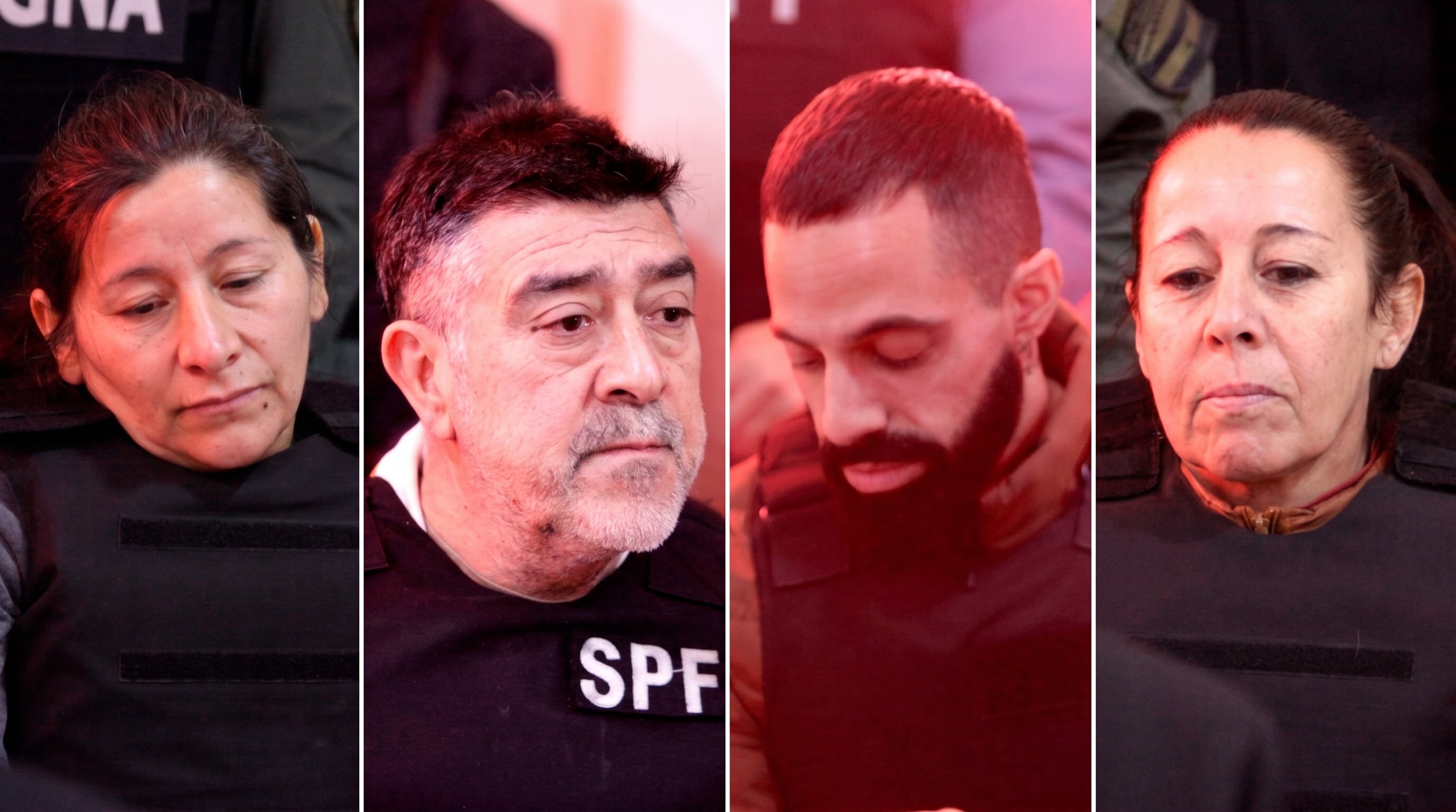 Laudelina Peña, Carlos Pérez, Federico Soria y María Victoria Caillava, algunos de los imputados