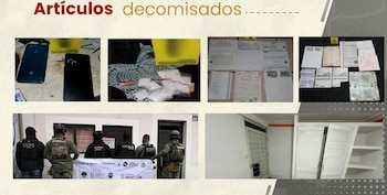 Indicios asegurados
(SSPC)