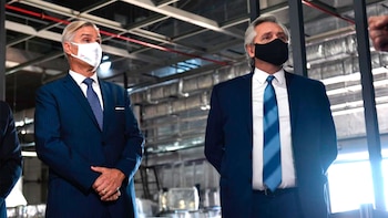 Alberto Fernández y Marcelo Figueiras