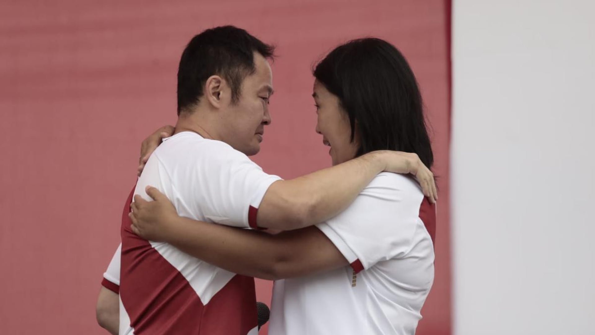 Keiko y Kenji Fujimori se reconciliaron.Foto: Correo