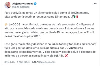 Alejandro Moreno - México - 4 de abril