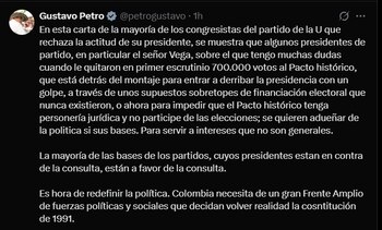 Afirmaciones de Gustavo Petro -