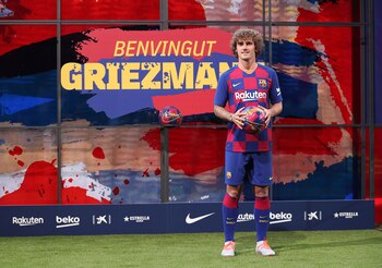 Griezmann fichó por el Barcelona