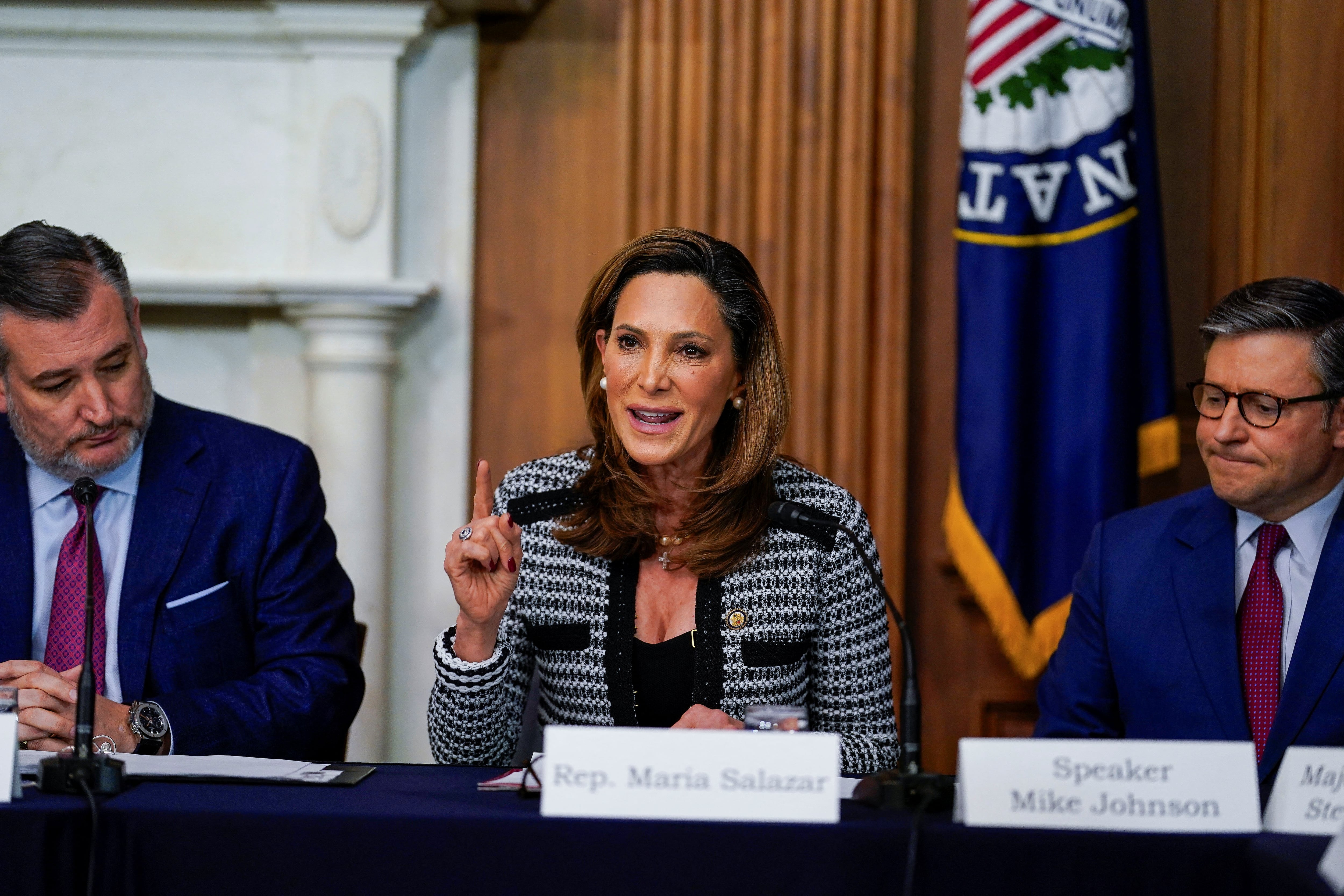 La congresista republicana sostuvo que el diálogo entre presidentes constituye una garantía de que la democracia colombiana seguirá vigente - crédito Kent Nishimura/Reuters