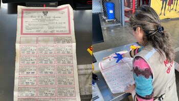 Los documentos fueron puestos bajo