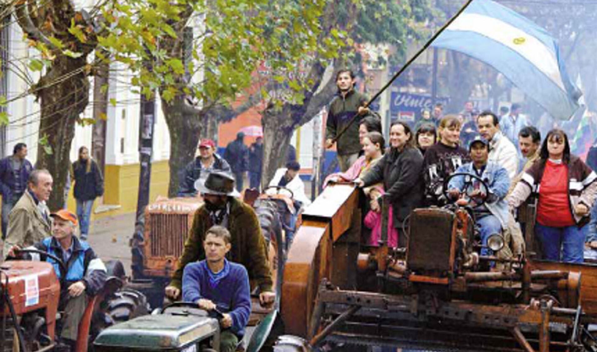 Tractorazo en Misiones en 2002