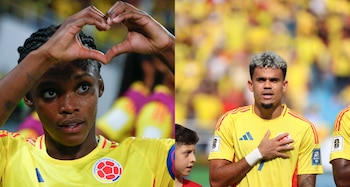 La selección Colombia Femenina y Masculina han tomado relevancia en el fútbol mundial durante los últimos años - crédito EFE y Colprensa