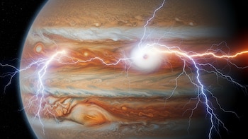 Por qué astrónomos estudian los rayos en Júpiter para entender mejor el clima en la Tierra