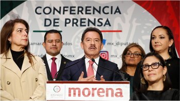 El líder de Morena en