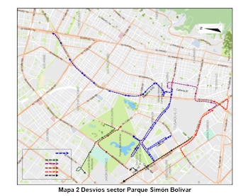La Carrera de la Mujer 2026 tendrá salida y llegada en la Avenida Carrera 60 y recorrerá la Calle 57, la Avenida Calle 53, la Carrera 66A, la calle 42, la calle 44 y la avenida Carrera 30 hasta la calle 93 Bis - crédito Secretaría de Movilidad