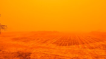 Tormenta de arena en Ica