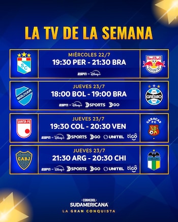Canal TV del Sporting Cristal vs Red Bull Bragantino por Copa Sudamericana 2026. - créditos: Conmebol