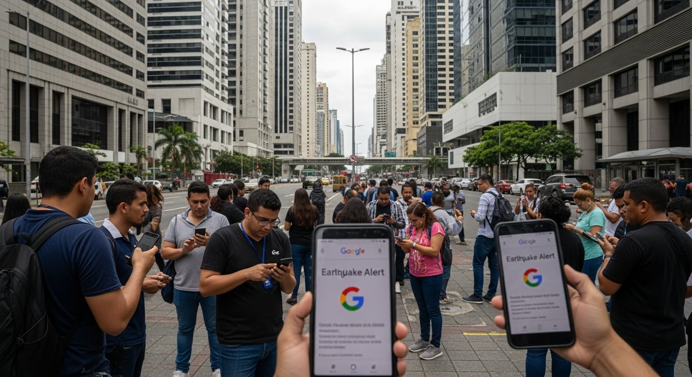 La proyección es que los ciudadanos en Panamá puedan reaccionar a las alerta de sismo emitidas por sus teléfonos móviles. (Imagen Ilustrativa Infobae)