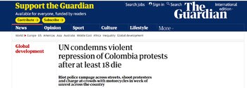 The Guardian protestas 04-05-2021
