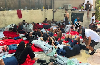 Ceuta ha vuelto a vivir una madrugada de máxima presión migratoria (EFE/ Reduan Dris)