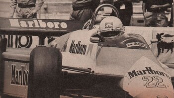 Andrea de Cesaris fue protagonista
