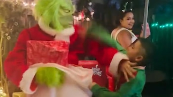 El Grinch irrumpió en una