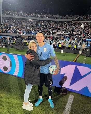 Darwin Núñez y Lorena Mañas