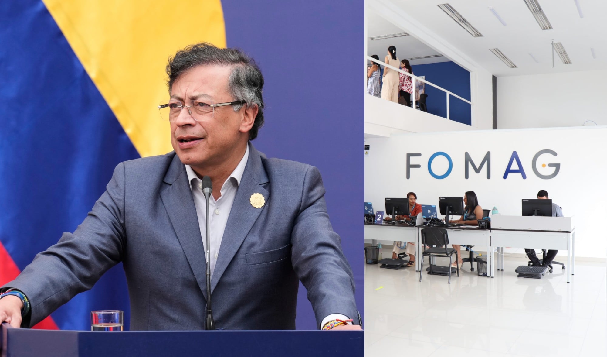 Petro se pronunció por polémica en el Fomag - crédito Colprensa/Fomag