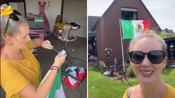 La creadora de contenido muestra