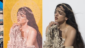 Rosalía se convierte en la “santa” de Palermo: un enorme mural de la ciudad italiana homenajea a la artista y a las canciones de ‘Lux’