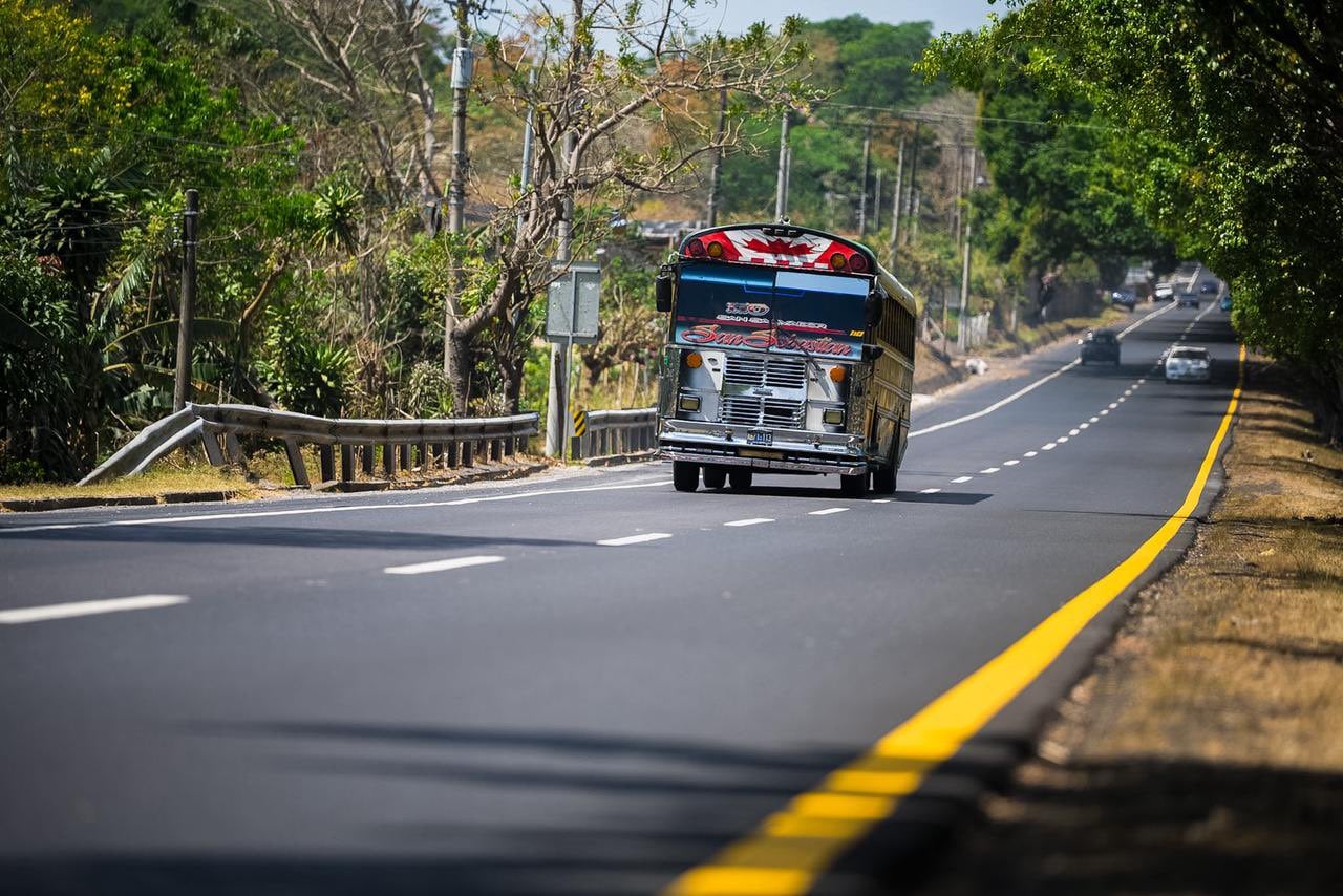 El segundo tramo a intervenir iniciará en Cojutepeque y finalizará en San Vicente, según las autoridades./ (Redes Ministerio de Obras Públicas)