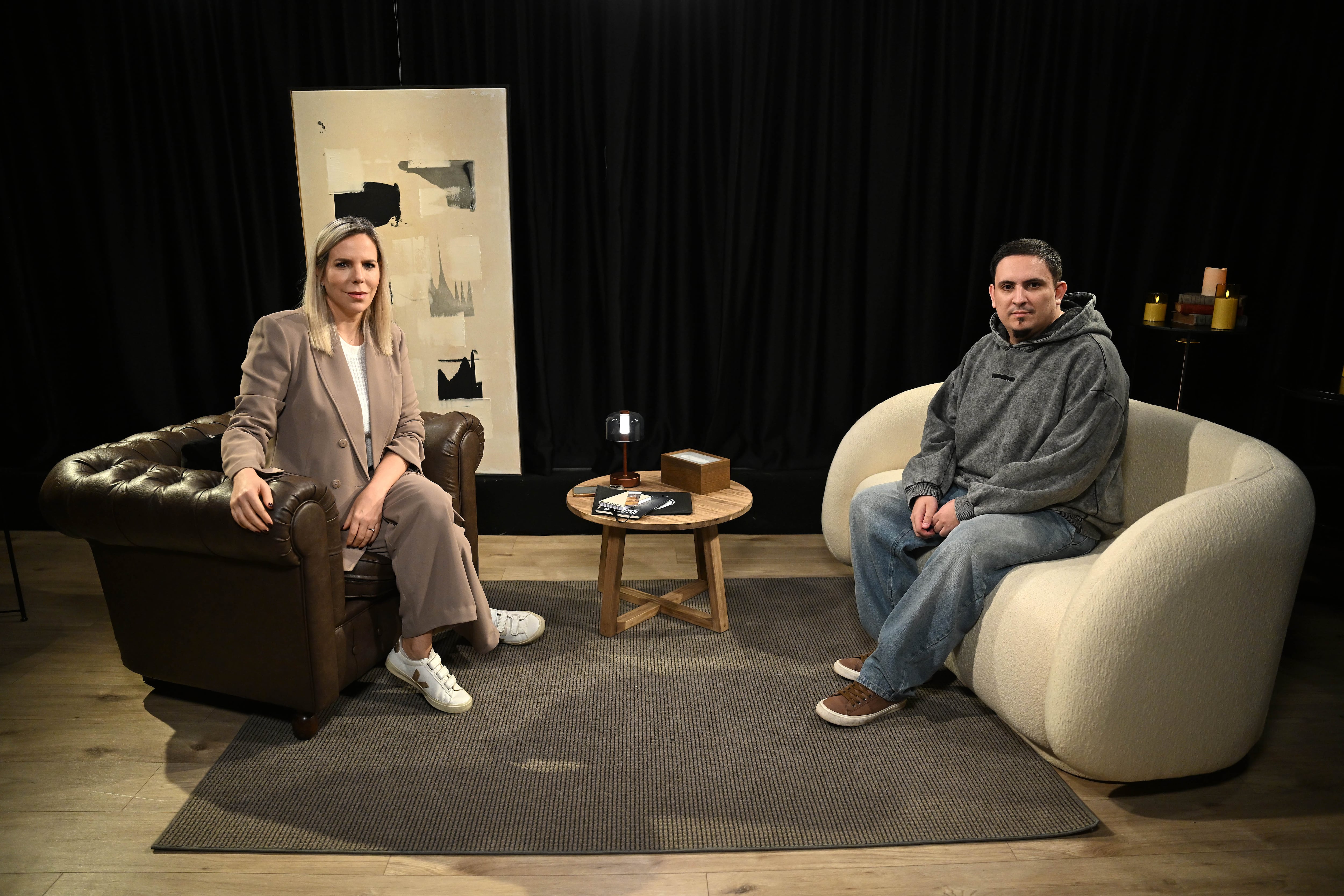 Iván Nesteruk con Tatiana Schapiro en Infobae.