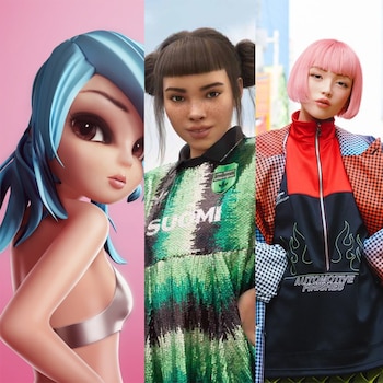 Noonoouri, LilMiquela e Imma.