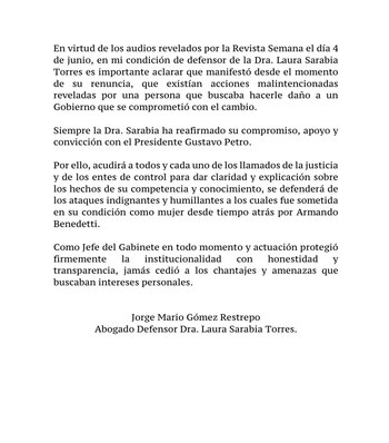 La ex jefa de Gabinete