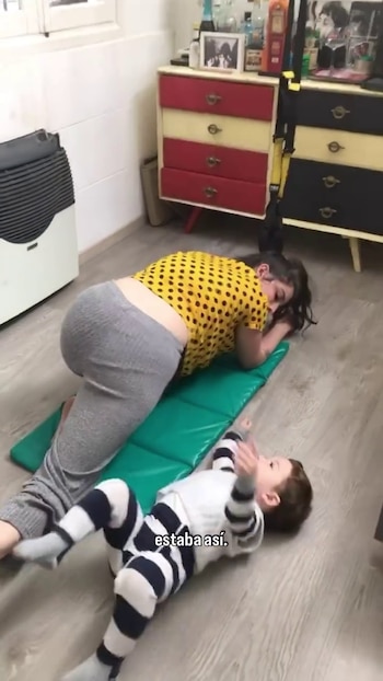 Juana Repetto mostró cómo conciliaba