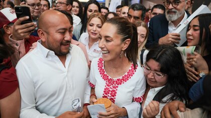 Claudia Sheinbaum reacciona a la pelea entre Alito Moreno y Jorge Álvarez Máynez