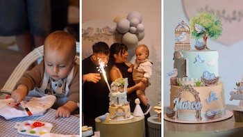 Así fue el primer cumpleaños de Marco, el hijo de Sol Pérez y Guido Mazzoni: al aire libre, con show en vivo y juegos