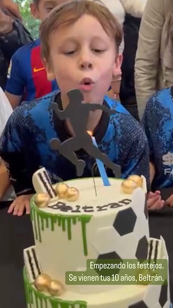 Cumpleaños de Beltrán, el hijo de Pampita y Benjamín Vicuña