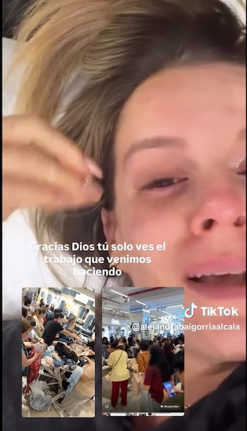 Alejandra Baigorria llora tras éxito
