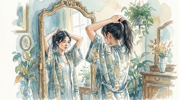 Cómo recogerse el cabello sin gel ni maltratárselo, según el truco de la influenciadora colombiana María Elvira Ramírez