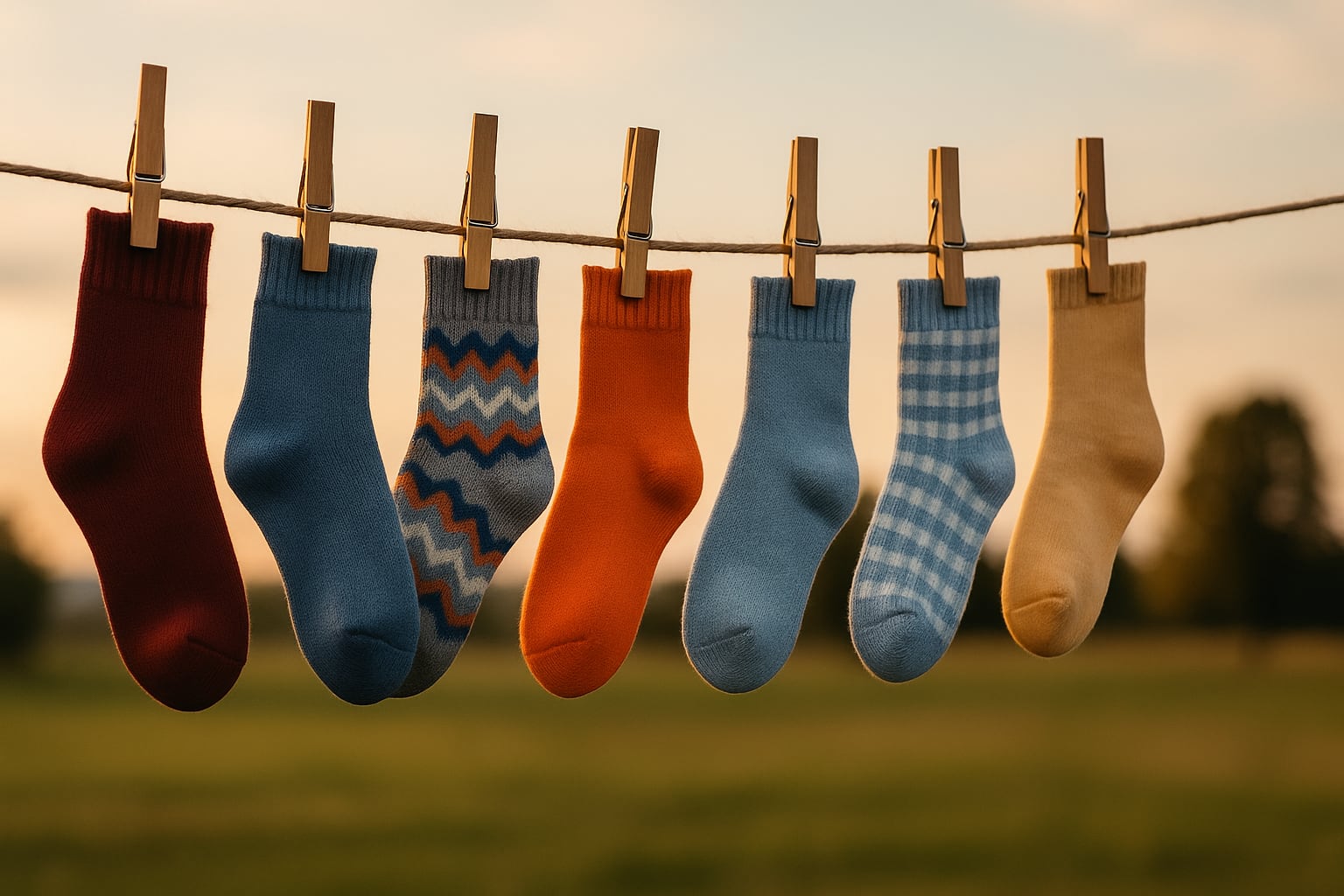 Según los expertos, secar los calcetines al aire libre también es beneficioso, ya que la radiación ultravioleta de la luz solar actúa como agente antimicrobiano (Imagen Ilustrativa Infobae)