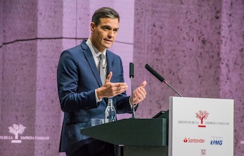30/10/2018 El presidente del Gobierno, Pedro Sánchez, clausura el XXI Congreso Nacional del Instituto de Empresa Familiar en Valencia.
POLITICA
Francisco Martínez/ Europa Press
