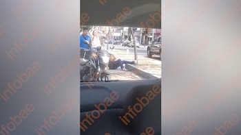 Discusión de tránsito en Castelar: