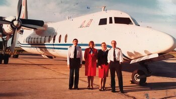 Una de las tripulaciones de